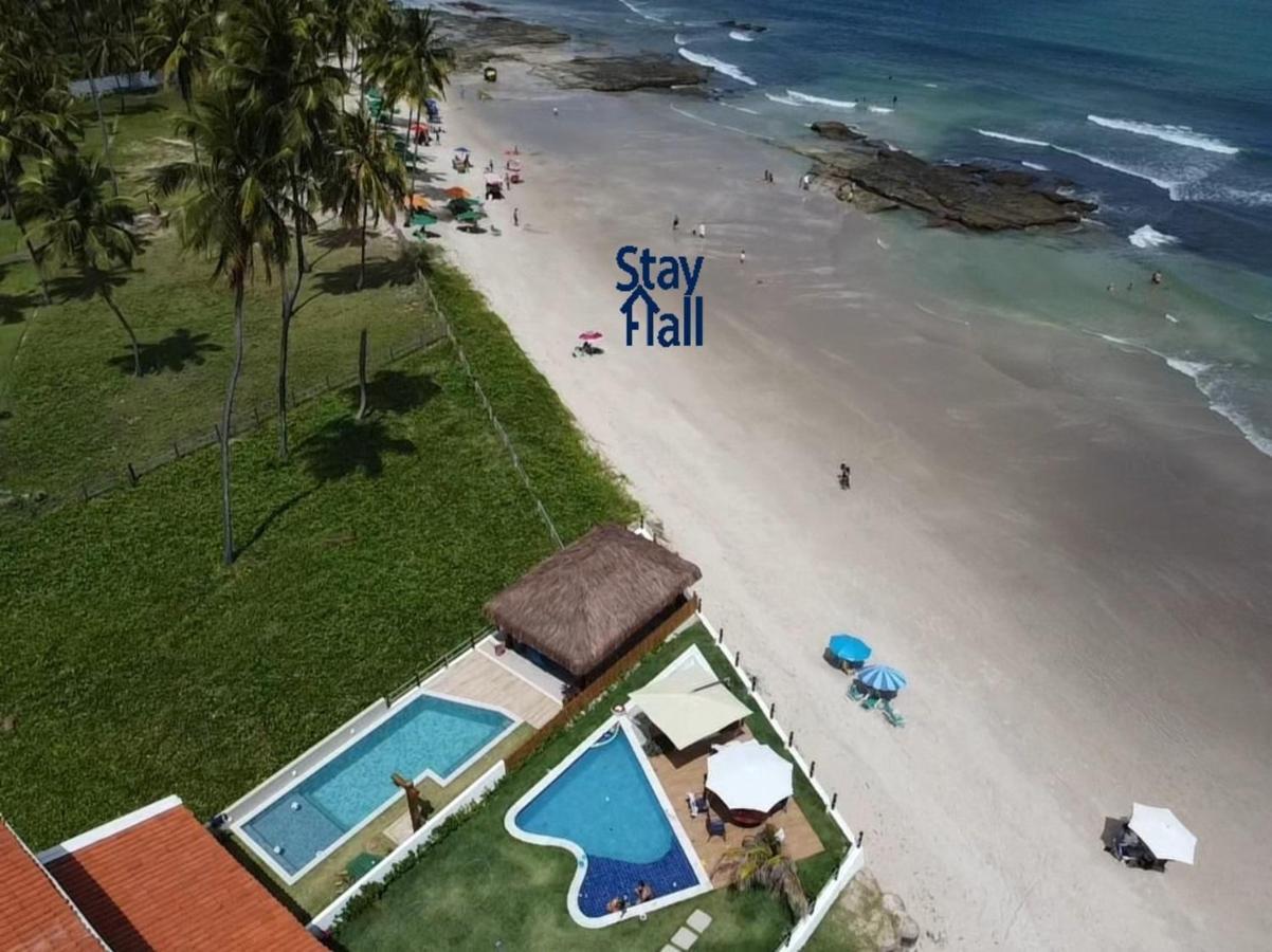 普拉亚多斯卡内罗斯Casa-4Qts-Beira Mar-Piscina E Cozinheira-Sh038别墅 外观 照片